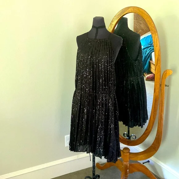 Banana Republic | Dresses | Black Sequin Dress | Poshmark